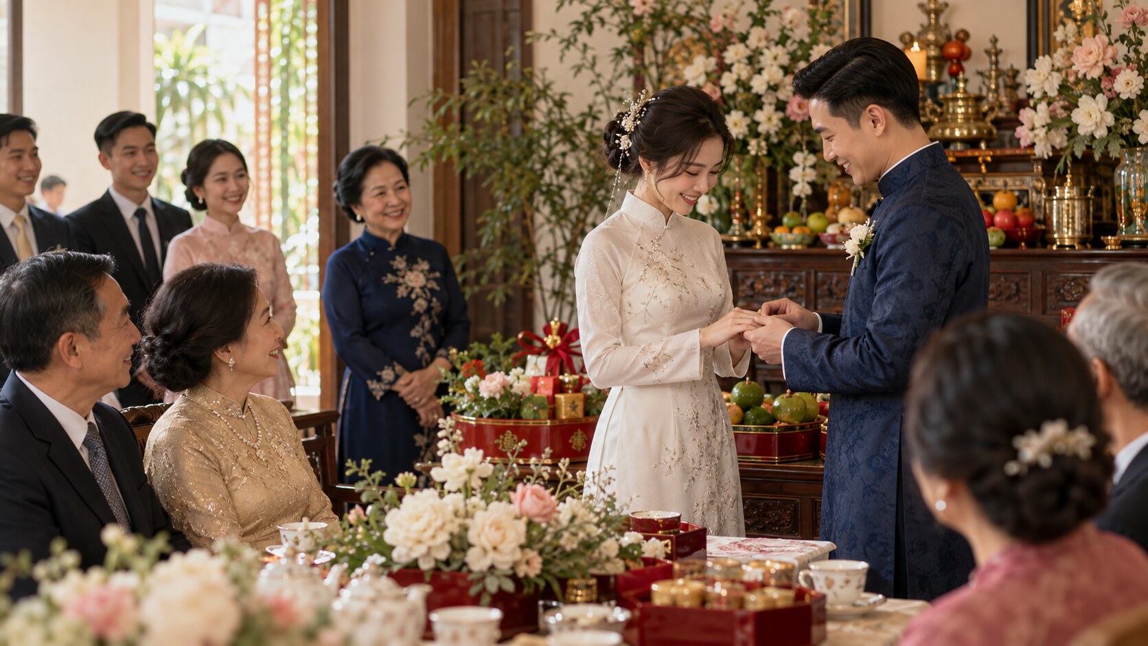 Khoảnh khắc đám cưới